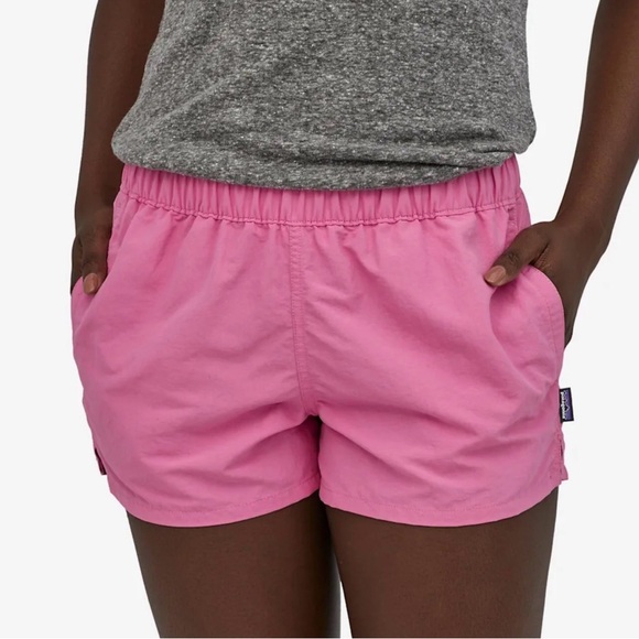 Patagonia Pink Athletic Women's Shorts - Picture 2 of 7